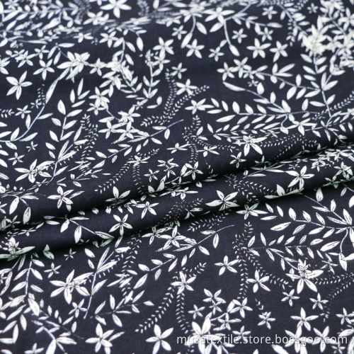 Tissu de rayonne à imprimé floral tissu viscose doux